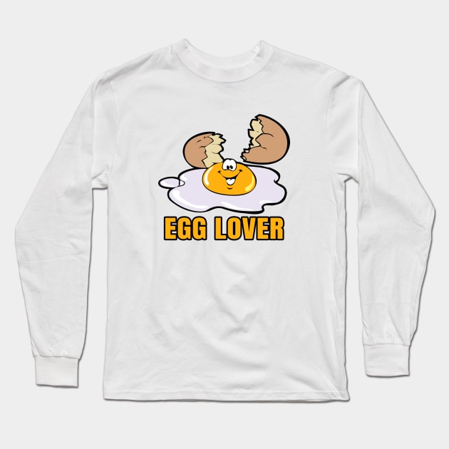 Egg Lover Long Sleeve T-Shirt by LunaMay